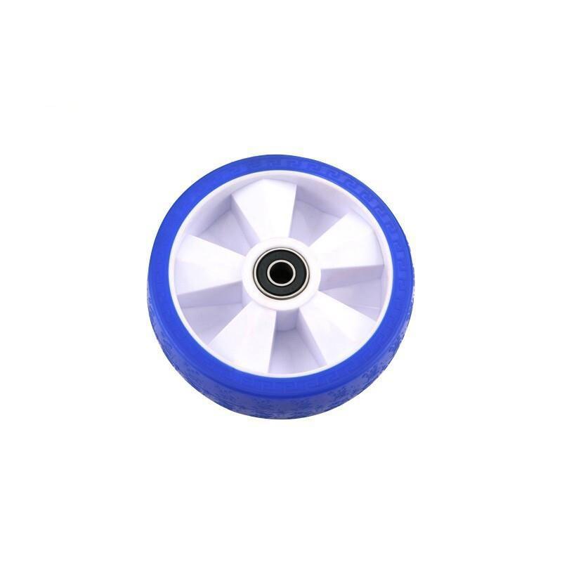 10 Pcs Caster TPR Silent Rubber Wheel Hand Cart Caster 3 Inch Single Wheel