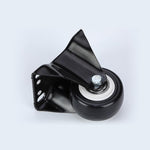 Black Diamond, Silent And Wear-resistant PU Polyurethane Caster, Industrial Universal Wheel, Flat Wheel, Wheel, Roller, 2-inch Orientation (20 Pieces) + Brake (20 Pieces)