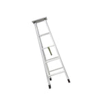 Folding Herringbone Engineering Ladder Aluminum Alloy Herringbone Ladder Custom Thickened Double Side Ladder Type A Herringbone Ladder 1.5m 5 Steps