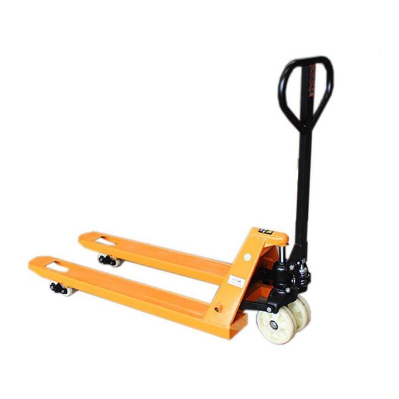 Pallet Truck Forklift Manual Hydraulic Pallet Truck Lift Push Pull Trailer Flatbed Truck Load 3.5t Nylon Wheel