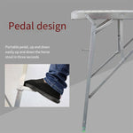 1.6m High 2m Long 40cm Wide Folding Multifunctional Portable Horse Stool Thickened Horse Ladder Square Tube