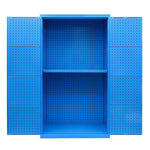 Heavy Hardware Tool Cabinet Finishing Cabinet Workshop Tool Drawer Storage Cabinet Hanging Plate Steel Blue C1084