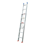 10m Aluminum Alloy Manual Telescopic Single Ladder Thickened Non-slip