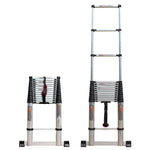 5m Elevator Telescopic Aluminum Alloy Ladder Multi-functional Thickened Folding Ladder 2.5m Extended 5m