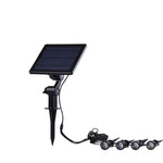 Solar Light, Outdoor Spotlight, Super Bright Led, Waterproof Tree Light, Lawn Light, Courtyard Light, Four Spotlights, Green Light, 3 Meters Long