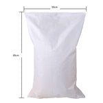 50 Packs White Moisture 50 * 80CM Proof And Waterproof Woven Bag Snakeskin Bag Express Parcel Bag Packing Load Carrying Bag