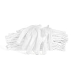 6*12 Pairs Ceremonial Cotton Yarn Safety Gloves Operation Reception Work Gloves Cotton Yarn White Free Size