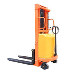 Semi Electric Forklift Stacker Hydraulic Lifting Load 1 Ton Increased By 2.5 Meters