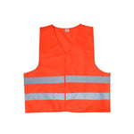 10 Pieces Reflective Vest Reflective Vest Fluorescent Vest Reflective Outdoor Construction Environmental Safety Reflective Coat Fluorescent Orange / 2xl