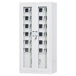 Glass Door Intelligent Charging Cabinet Storage USB Charging Cabinet Meeting Room Storage Cabinet 30 Door Charging Cabinet 1468 * 814 * 350mm