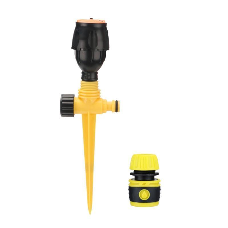 6 Pieces Sprinkler Automatic Sprinkler 360 Degree Rotation Garden Irrigation Flower Watering Vegetable Watering Sprinkler Lawn Cooling Sprinkler