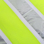 10 Pieces Reflective Vest Vest Safety Clothes Traffic Car Night Riding (Fluorescent Yellow Breathable)