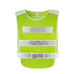 10 Pieces Fluorescent Yellow Green Reflective Vest Reflective Vest Traffic Cycling Vest Car Safety Warning Vest Environmental Sanitation Construction Duty Safety Clothing