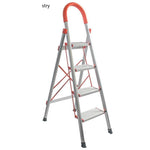 Folding Ladder Industrial Herringbone Ladder Multi-functional Portable Engineering Construction Stairs Small Ladder Climbing Ladder Combined Ladder Climbing Ladder Aluminum Ladder 4 Steps