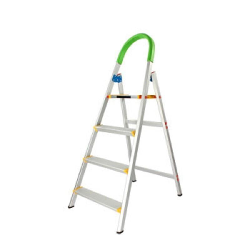 Aluminum Alloy Five Step Ladder Folding Ladder Miter Ladder Working Height 1100mm Maximum Load 100kg