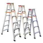 6 Step Ladder Aluminum Alloy Lightweight Ladder Double Sided A Step Ladder Folding Ladder Step Stool with Anti-Slip Wide Pedal for Home Shop 1.7M