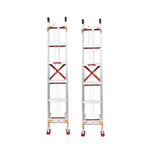 Aluminum Alloy Telescopic Ladder Aluminum Ladder Retractable Ladder 3mm Thickness 3m L 6m