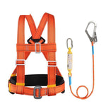 Safety Belt Aerial Work Safety Rope Half Body Belt Waist Protection Three Point Electrical Safety Belt  Single Hook 3m And Buffer Bag