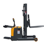 Electric Forklift Forward Stacker Hydraulic Pallet Lifting Carrier Electric Lifting Loader Stacker Forklift Load 1.5t Rise 1.6m