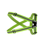10 Pieces 4*1.5 High Yellow Elastic Strap Reflective Vest Safety Protection Elastic Strap Adjustable