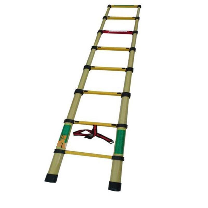 5m Fishing Rod Ladder Telescopic ladder Thickened and Double Fixed