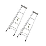 2.5m Folding Herringbone Engineering Ladder Aluminum Alloy Ladder Custom Thickened Double Side Ladder 2.5m 8 Steps