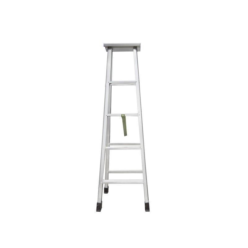 1.7m Folding Miter Ladder Aluminum Alloy Miter Ladder Custom Thickened Double Side Ladder A-type Miter Ladder 1.7m 6 Steps