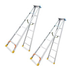 Folding Miter Ladder Aluminum Alloy Miter Ladder Custom Thickened Double Side Ladder B-type Miter Ladder 3m