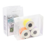 Transparent Handbag (50 Pieces) Packaging Bag PP Frosted Business Gift Bag PP Transparent Plastic Bag