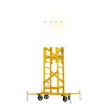 0.9m Telescopic Tower Ladder Mobile Platform Ladder Carbon Steel Material