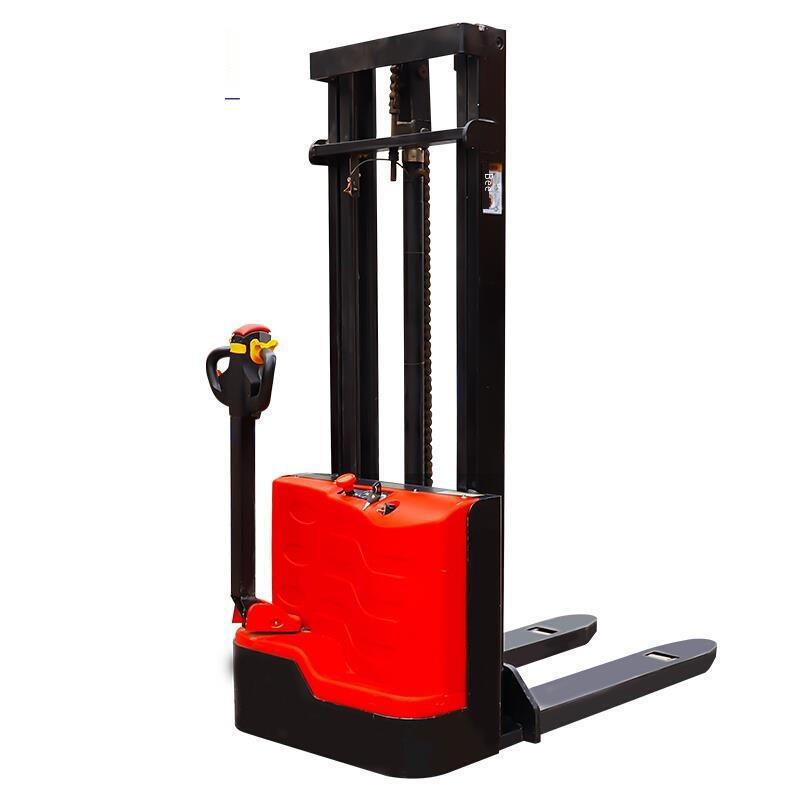 Full Electric Forklift Stacker 1.5t Electric Hydraulic Lift Truck Full Automatic Walking Loading And Unloading Vehicle Battery Stacker [1.5t Stacker Can Lift 3m]