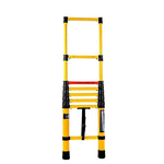 2m Portable FRP Insulated Fish Pole Ladder, Insulated Telescopic Ladder, Telescopic Communication Ladder, Antiskid Bamboo Ladder, Single Ladder 2m