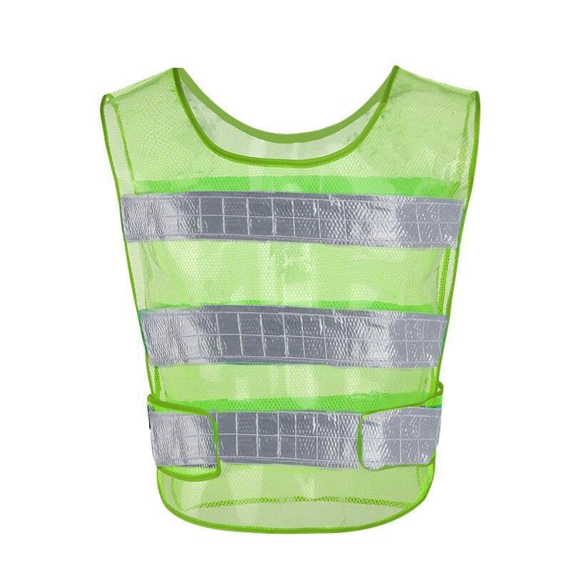 10 Pieces Reflective Vest Car Annual Inspection Safety Suit Environmental Sanitation Reflective Vest Multi Pocket Construction Vest