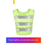 10 Pieces Reflective Vest Car Annual Inspection Safety Suit Environmental Sanitation Reflective Vest Multi Pocket Construction Vest