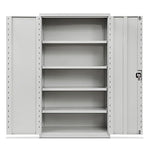 Heavy Tool Cabinet Finishing Cabinet Workshop Storage Cabinet Hardware Tools Two Door Storage Iron Cabinet With Lock Grey