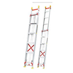 5m Aluminum Alloy Lift Miter Ladder Professional Engineering Telescopic Ladder