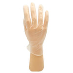 PVC Disposable Inspection Gloves Powder Free 100 Pieces / Box L Size Gloves