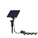 Solar Lamp, Outdoor Spotlight, Super Bright Led, Waterproof Tree Lamp, Lawn Lamp, Courtyard Lamp, Four Spotlights, Warm Light, 5 Meters Long