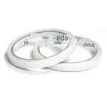 6 Pieces Cotton Paper Double Sided Tape 18mm * 9140mm * 80um (White) (16 Rolls / Bag)