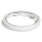 6 Pieces Cotton Paper Double Sided Tape 18mm * 9140mm * 80um (White) (16 Rolls / Bag)