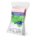 6 Bags  Self Sealing Bag (Transparent) - No.4 (100 Pieces / Bag) 120x80mm 0.04mm