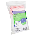 6 Pieces 3022 Self Sealing Bag (transparent) - No.3 (100 Pieces / Bag) 100x70 Mm 0.04mm