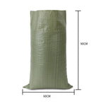 50 Pieces Moisture Proof And Waterproof Woven Bag Moving Snakeskin Express Parcel Packing Loading Cleaning Garbage 60 * 90 Gray Green
