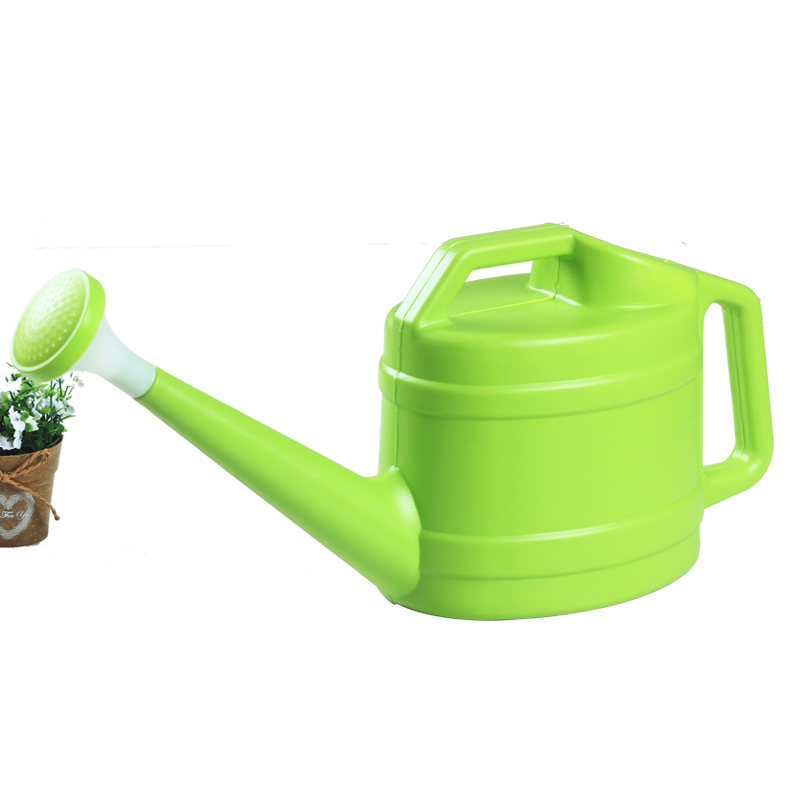 10 Pieces Thickened Sprinkling Kettle Large Watering Spout Plastic Watering Kettle Long Spout Sprinkling Kettle Horticultural Watering Pot Household Watering Pot 2.5L Green Belt Cover