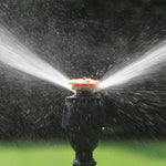 6 Pieces Vegetable Field Watering Artifact Sprinkler Automatic Sprinkler Rotation 360 Degree Green Lawn Sprinkler Garden Irrigation Black Sprinkler