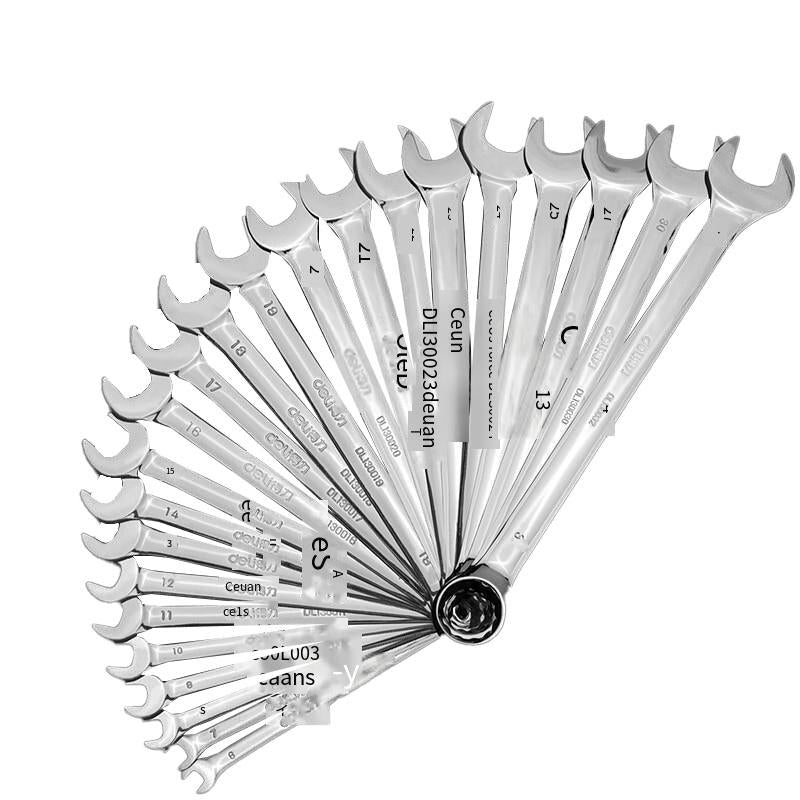 Dual Purpose Wrench Set Open End Box Wrench Tool 23 Pieces Set 6-32mm Dual Purpose