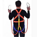 Safety Belt Full Body Five Point Aerial Safety Belt Outdoor Construction Safety Rope With Double Hook