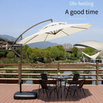 Outdoor Sunshade 3m Large Sunshade Outdoor Stall Courtyard Umbrella Sentry Box Security Banana Umbrella Roman Umbrella Folding