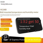 VC230D Wall Mounted Temperature And Humidity Meter High Precision Large Screen Electronic Display