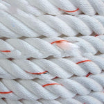 15 Pcs Aerial Work Safety Rope Three Strand Safety Rope Marine Rope Three Strand Rubber Rope Nylon Rope Nylon 10mm * 1m